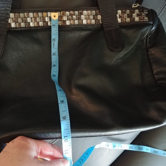 Leather shoulder bag - Picture 16 of 16